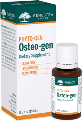 Genestra Brands Osteo-Gen | Mugo Pine, Lingonberry, And Blackberry Herbal Supplement | 0.5 Fl. Oz