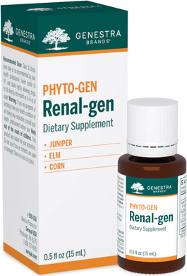 Genestra Brands Renal-Gen | Juniper, Elm, And Corn Herbal Supplement | 0.5 Fl. Oz