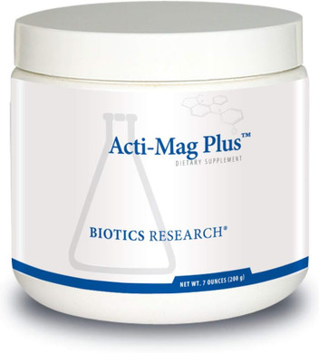 Biotics Research Acti-Mag Plus Highly Bioavailable Powdered 400Mg Magnesium Formula, 5G / Serving, Optimizes Stress Response, Promotes Relaxation, Healthy Energy Levels, Muscular Comfort 7 Oz