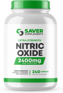 Nitric Oxide Supplement 2400Mg With L-Arginine, L-Citrulline And Beet Root Extract, 240 Capsules