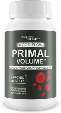 Blood Flow Primal Volume - Our Best Blood Flow Support Supplement - Increase Blood Flow Circulation Support - Advanced Blood Flow Vasodilator Nitric Oxide Supplement - Best Nitric Oxide Booster Pills