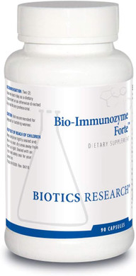 Biotics Research Bio Immunozyme Forte Multivitamin, Echinacea, Cayenne Pepper, Lactobacillus Acidophilus, Botanicals, Probiotics, Amino Acids, Organs/Glandulars For Immune System Health 180 Capsules