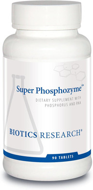 Biotics Research Super Phosphozyme Phosphorous And Rna, Electrolytes, Healthy Bones And Teeth, Protein Production, Energy Support, 90 Tablets