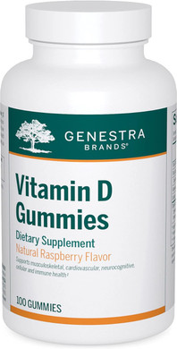 Genestra Brands Vitamin D Gummies | Support For Musculoskeletal, Cardiovascular, Neurocognitive, Cellular, And Immune Health* | 100 Gummies | Natural Raspberry Flavor
