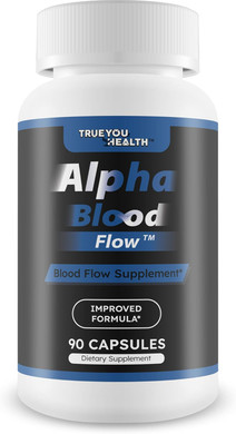 Alpha Blood Flow - Improved Formula - Our Best Alpha Boost Male Blood Circulation Supplements For Men - Circulatory Supplements Best Blood Flow Vasodilator Nitric Oxide Blood Flow Supplements For Men