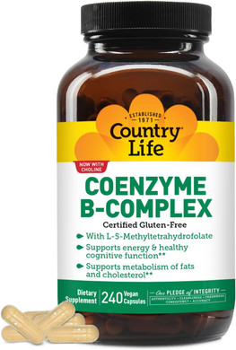 Country Life Coenzyme B Complex, 30-Count