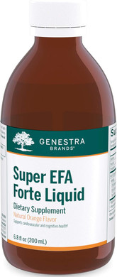 Genestra Brands Super Efa Forte Liquid | Fish Oil Formula To Support Cognitive, Cardiovascular, And Joint Health | Natural Orange Flavor | 6.8 Fl. Oz