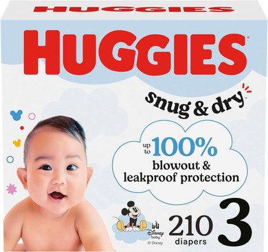 Huggies Snug & Dry Diapers, Size 1