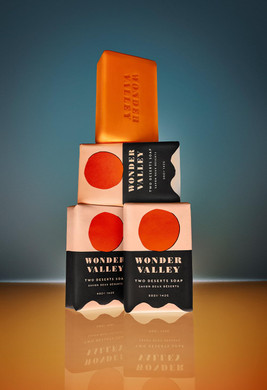 Wonder Valley - Two Deserts Soap Bar | Vegan, Cruelty-Free, Plastic-Free | Unisex For All Skin Types | Juniper, Sage, Beta-Carotene (5 Oz | 142 Grams) - 1 Bar