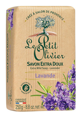 Extra Mild Soap - Lavender - Gently Cleanses Skin - Delicately Perfumed - Vegetable Origin Based - 8.8 Oz