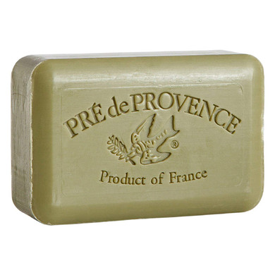 Pre De Provence Artisanal Soap Bar, Enriched With Organic Shea Butter, Natural French Skincare, Quad Milled For Rich Smooth Lather, 8.8 Ounce, Peony