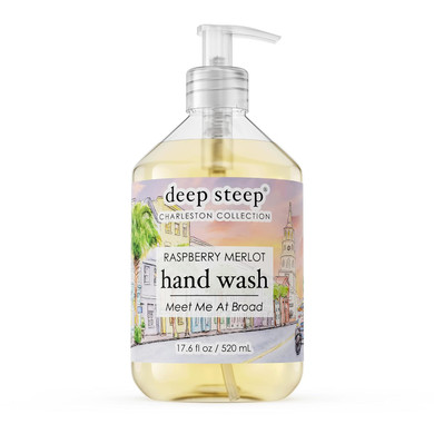 Deep Steep Liquid Hand Wash, 17.6 Ounces (Raspberry Merlot)