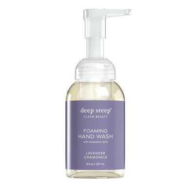 Deep Steep Foaming Hand Wash, Rosemary Mint, 8 Oz  Gentle Cleanser With Aloe, Argan Oil, Shea Butter & Hyaluronic Acid  Vegan, Clean Beauty, Soft & Hydrated Hands