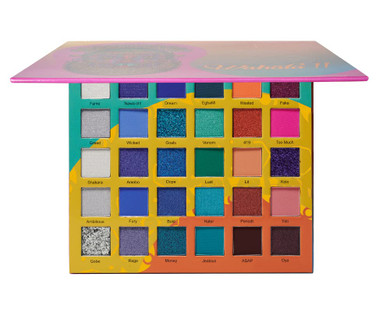 Juvia'S Place Ice Cold, Periwinkle, Cobalt Blue, Aquamarine, Orange, Pink Palette - Professional Eye Makeup, Pigmented Eyeshadow Palette For Eye Color & Shine, Pressed Eyeshadow Cosmetics, 30 Shadesoriginal