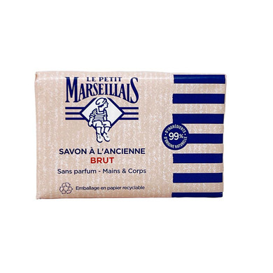 Le Petit Marseillais Savon Brut - French Marseille Soap Bar Unscented 10.5 Oz By Le Petit Marseillais