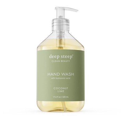 Deep Steep Liquid Hand Wash, 17.6 Ounces (Coconut Lime)
