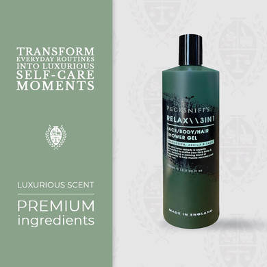 Pecksniff'S Relax Magnesium 3-In-1 Arnica & Sage Shower Gel | 500Ml /16.9 Fl Oz