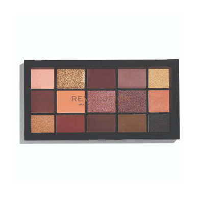 Makeup Revolution Reloaded Palette, Makeup Eyeshadow Palette, Includes 15 Shades, Lasts All Day Long, Cruelty Free, Velvet Rose, 16.5Gvelvet Rose