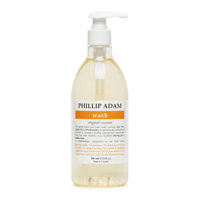 Phillip Adam Coconut Body Wash For All Skin Types - Sulfate Free And Gluten Free - All-Natural Based Ingredients - 13.5 Fl Oz