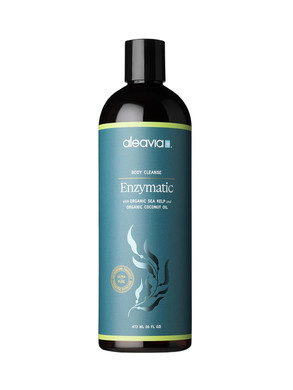 Aleavia Body Cleanse  Organic & All-Natural Prebiotic Body Wash  Fragrance-Free And Sulfate-Free Enzymatic Body Cleanser  16 Oz