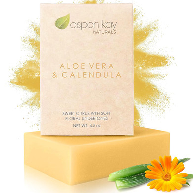Aspen Kay Naturals Handmade Arnica & Mint Soap. Vegan, Cold Processed - Olive, Shea Butter, Coconut, Essential, And Palm Oil. All Skin Types & Sensitive Skin, Made In The Usa