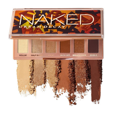 Urban Decay Naked Mini Eyeshadow Palette - 6 Shades - Great For Travel - Ultra-Blendable, Rich Colors With Velvety Texture - Up To 12 Hour Wearnaked Mini Half-Baked