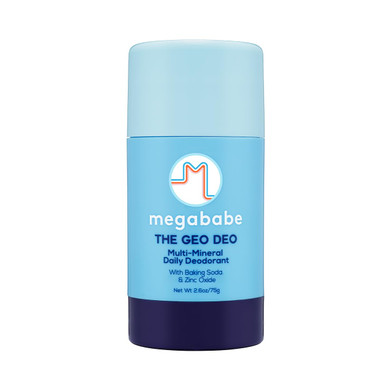 Megababe Daily Deodorant - The Geo Deo With Multi-Minerals, 72 Hour Odor Protection, Aluminum-Free, All Natural, 2.6 Oz