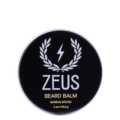 Zeus Beard Balm, Natural Beeswax & Shea Butter Balm, Softening Conditioner For Facial Hair  Made In Usa (Vanilla Rum) 2 Oz