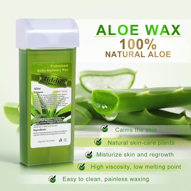 Liddy Dance Hair Removal Wax Roller Refill Kit - Soft Wax Cartridges For Body, Leg And Arm Waxing (3.52 Oz, 4 Pack)