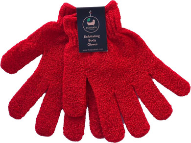 Exfoliating Body Gloves - Exfoliating Bath Gloves For Shower, Massage, And Body Scrubs, Dead Skin Cell Remover For Smooth, Radiant Skin, One Size (Black)