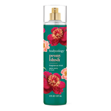 Bodycology Long-Lasting Fragrance Body Mist, Peony Blush, 8 Fl Oz