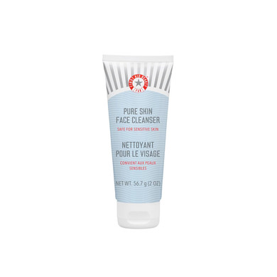 First Aid Beauty - Pure Skin Face Cleanser, Effectively Removes Makeup, Dirt, And Impurities, Gentle Cleanser Leaves Skin Soft & Supple, Safe For Sensitive Skin, Fragrance Free, 2 Oz