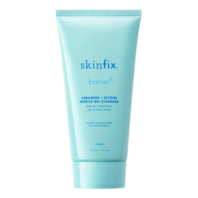Skinfix Ceramide + Ectoin Gentle Gel Cleanser Mini - 1.5 Oz - Removes Makeup & Spf - Cleanses & Hydrates Skin - Vegan, Cruelty Free