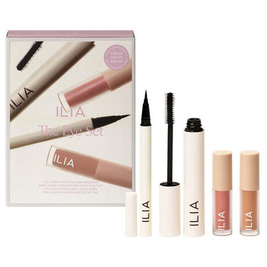 Ilia - The Eye Set Limited Edition 4 Piece Clean Beauty Gift Set | Non-Toxic, Vegan, Cruelty-Free, Clean Makeup
