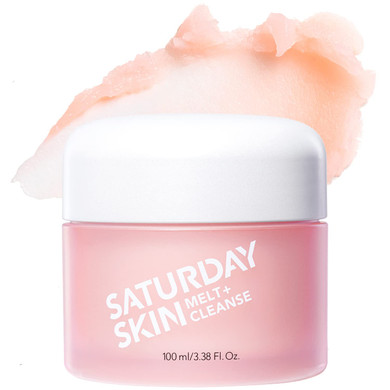 Saturday Skin Melt Cleanse Makeup Remover Balm Daily Cleansing Facial Balm To Oil Double Face Wash Vegan Remove Waterproof Makeup And Mascara