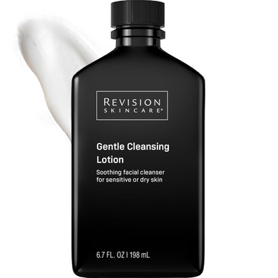 Revision Skincare Gentle Cleansing Lotion, Soothing Facial Cleanser For Sensitive Skin, Fragrance Free