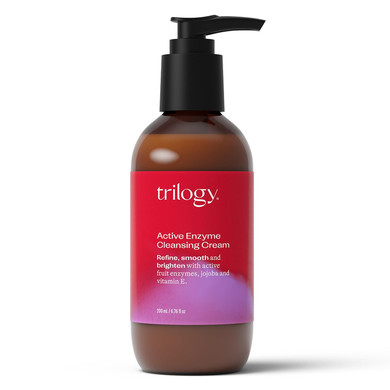Trilogy Active Enzyme Cleansing Cream, Exfoliating Radiance Boost, 6.76 Fl Oz