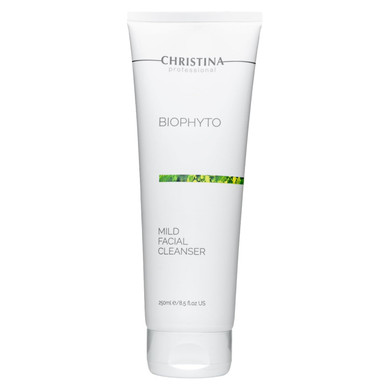 -Christina- Biophyto Mild Facial Cleanser With Green Tea And Cucumber Extracts - 250 Ml - Soapless Gentle Face Wash And Daily Facial Cleanser For All Skin Types