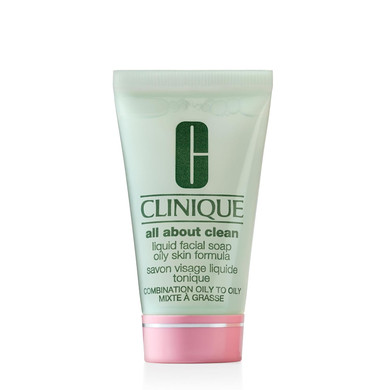 Clinique 3-Step All About Clean Liquid Facial Cleanser Soap For Oily Skin | Types 3 + 4