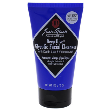 Jack Black - Deep Dive Glycolic Facial Cleanser, Clay-Based Cleanser, Purescience Formula, Facial Cleanser And Mask, Recommended For Normal, Dry, Or Oily Skin, Glycolic Acid