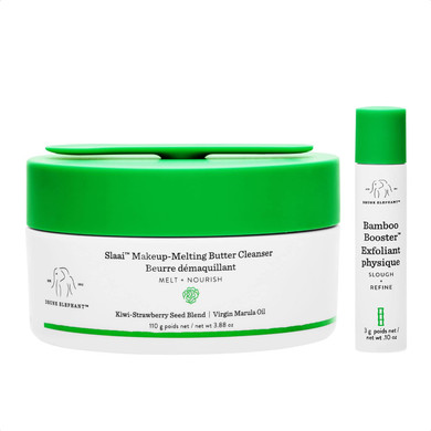 Drunk Elephant Slaai Makeup Melting Butter Cleanser For Women - 3.8 Oz Makeup Remover | Nourishing Balm Cleanser | Removes Makeup & Impurities