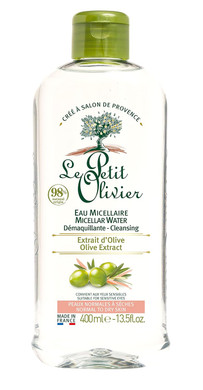 Cleansing Micellar Water - Enriched With Olive Extract - Gently Cleanses Skin - Made With Natural Origin Ingredients - 13.5 Oz Cleanser