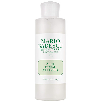 Mario Badescu Acne Facial Cleanser For Combination & Oily Skin, Oil-Free Face Wash With Salicylic Acid & Aloe Vera, Deep Pore Clean