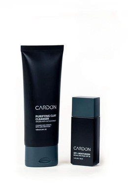 Cardon Men'S Morning Skincare Routine | Face Lotion With Spf 30 + Face Wash Clay Cleanser | Made With Cactus Extract With Vitamin E | Oily, Dry, Sensitive Skin Type | Korean Skincare For Men