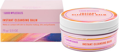 Good Molecules Instant Cleansing Balm - Face Cleanser And Makeup Remover With Shea Butter And Sea Buckthorn To Hydrate - Skin Care For Face And Eyes