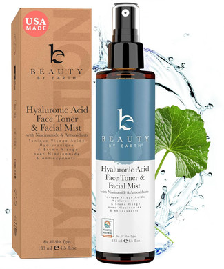 Hyaluronic Acid Toner For Face - Usa Made With Natural & Organic Ingredients, Hydrating Toner With Niacinamide, Softens And Smoothes Dry & Sensitive Skin, Fragrance-Free Skin Care Spray