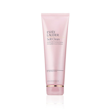 Estée Lauder Soft Clean Moisture Rich Foaming Facial Cleanser, 4.2 Ounce