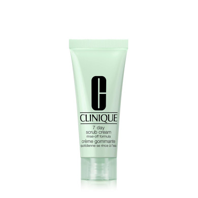Clinique 7 Day Daily Gentle Face Exfoliator Lightweight Scrub Cream With Silica For All Skin Types