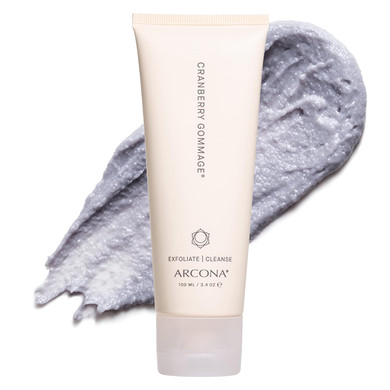 Arcona Cranberry Gommage  Purifying Scrub To Exfoliate And Unclog Pores - Brighten, Tone, And Resurface Skin With Zeolite, Blueberry - Natural Face Exfoliator, 3.4 Oz