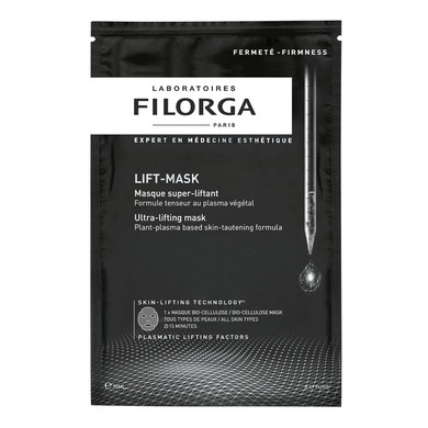 Filorga Lift-Mask, Anti-Aging Sheet Mask With Hyaluronic Acid, Collagen, & Antioxidant Polyphenols For Lifted & Plumped Skin, 0.67 Oz